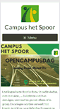 Mobile Screenshot of campushetspoor.be
